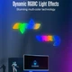 Настінний світильник Smart Triangular Quantum Light SAL-012B Bluetooth USB interface with app 6pcs White (69973) - зображення 5