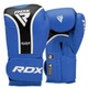 Боксерские перчатки RDX Aura Plus T-17 Blue Black 14 унций капа - изображение 3