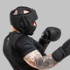 Боксерський шолом RDX T15 Noir Cheek Protector Matte Black (капа в комплекті) - зображення 7