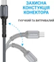 Кабель MAKE USB to Type-C 3A 1 м Denim Grey (MCB-CD10GR) - изображение 5