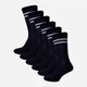 Набор мужских носков высоких хлопковых Лео Теннис Sport Cotton 42-44 6 пар Черный (ROZ6400177338) - изображение 2