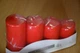 Набір свічок 4 шт. циліндр Bispol AURA Candles Червоні (sw50/4-030) - зображення 8