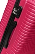 Большой пластиковый чемодан на колесах 115L GD Polo 60k001 розовый - изображение 4