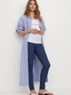 Джеггинсы для беременных H&M 0929718_синие.желт.строка M Синие (KAY2000001525395) - изображение 3