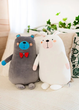 Іграшка для дітей InnoGIO GIOPlush GIO Bear Gris Cuddly GIO-800 (5903317816829) - зображення 9