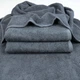 Большое банное полотенце махровое GM Textile 100х150см 400г/м2 (Серый) - изображение 2