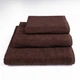 Набор махровых полотенец 3шт GM Textile 40х70см, 50х90см, 70х140см 400г/м2 (Коричневый) - изображение 1
