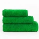 Набор махровых полотенец 3шт GM Textile 40х70см, 50х90см, 70х140см 400г/м2 (Зеленый) - изображение 1