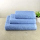 Набор махровых полотенец 3шт GM Textile 40х70см, 50х90см, 70х140см 400г/м2 (Голубой) - изображение 1