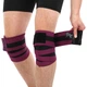 Бинты на колени для приседаний Ezous Bundled Kneecap A-10 2шт в комплекте Purple-Black - изображение 3
