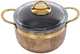 Кастрюля Brioni антипригарная Royal Stone Ti̇gereye Gold 20 см 3 л (764-046) - изображение 1