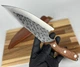 Универсальный кухонный нож шеф повара Sonmelony Santoku Kitchen 29,5 см нож топорик из нержавейки (RT4-103) - изображение 7