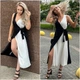Fashions • Женское летнее платье "Неонила" Fashions 50-52 черно-белый (9248-бр-мо) - изображение 7