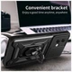 Чохол Camshield з кільцем-підставкою на Motorola G84 (black) - зображення 3