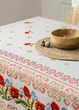 Скатерть для кухни на стол тканевая из льна в украинском стиле вышиванки 150х110 см (Е05012В-3) - изображение 8
