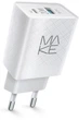 Зарядное устройство MAKE 20W PD+QC White (MCW-324PWH) - изображение 1