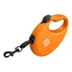 Повідець-рулетка для собак WAUDOG R-leash M стрічковий 5 м до 20 кг помаранчевий зі світловідбиваючою стрічкою та контейнером боксом для прибирання сміттєвих пакетів пластиковий повідець для середніх та невеликих порід для вигулу - зображення 5
