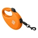 Повідець-рулетка для собак WAUDOG R-leash M стрічковий 5 м до 20 кг помаранчевий зі світловідбиваючою стрічкою та контейнером боксом для прибирання сміттєвих пакетів пластиковий повідець для середніх та невеликих порід для вигулу - зображення 6