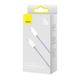 Кабель Type-C Lightning для айфон PD 20Вт 1м фиолетовый Baseus Dynamic 2 CALD040205 - изображение 5