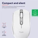 Компьютерная мышь Trust Ozaa Compact Multi-Device Wireless беспроводная 3200 dpi Белый (24933) - изображение 7