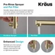 Змішувач для кухні Kraus Artec Pro KPF-1603BG - зображення 5