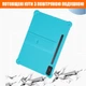 Силіконовий чохол з підставкою для Lenovo Tab P12 TB370FU / Xiaoxin Pad Pro 12.7 TB371FC Blue - изображение 3