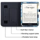 Чохол Galeo Vertical Leather Stand для Pocketbook 740 Inkpad 3 / Color / Pro Van Gogh - изображение 4