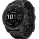 Смарт-годинник Garmin Fenix 7 Sapphire Solar Carbon Gray DLC Titanium with Black Band (010-02540-21) - зображення 1