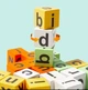 Деревянные кубики собери слово для малышей English Word Game игра с буквами английский алфавит - изображение 4