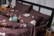 Набір наволочок Moon&Star Мікросатин Premium Floral Mocha 40х60 см 2 шт (MS-840000607) - зображення 3