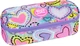 Пенал на блискавці CoolPack Campus Pastel Hearts з органайзером для ручок 23x9x5 см (F062832) - зображення 1