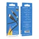 Перехідник Borofone BL18 Silicone AUX 3.5mm/Type-C кабель 1m Чорний - зображення 1