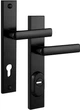 Фурнитура защитная ROSTEX R1/R4 R mov-mov DIN PLATE 72 мм 22 мм 38-55 мм 3 класс 804 BLACK_MAT Комплект Черная (RST-4043110496) - изображение 1