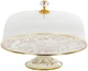 Тортовница эмалированная Elmani Bird с крышкой на ножке 30 см (763-043) - изображение 1