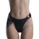 Трусики з натуральної шкіри Feral Feelings - String Bikini Black - изображение 2