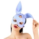 Шкіряна маска Кролика Art of Sex - Bunny mask, колір Лавандовий - зображення 1