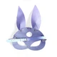 Шкіряна маска Кролика Art of Sex - Bunny mask, колір Лавандовий - зображення 4