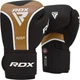 Боксерські рукавиці RDX AURA PLUS T-17 Black Golden 12 унцій (капа в комплекті) - изображение 2