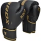 Боксерські рукавиці RDX F6 Kara Matte Golden 16 унцій (капа в комплекті) - изображение 3