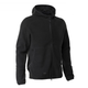 Тактическая M-Tac кофта Lite Microfleece Hoodie Black черная 2XL - изображение 2