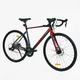 Велосипед гравийный Corso Infinity, рама алюминиевая 21", оборудование Shimano Sora, 18 скоростей, собран на 75%. Black and red (154842) - изображение 2