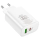 Сетевое зарядное устройство BOROFONE BN10 Sunlight PD65W dual port(1A1C) charger White 6974443388190 - изображение 6