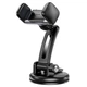 Тримач для мобільного HOCO CA111 pull clip suction cup car holder Black Metal Gray (6931474767196) - изображение 1