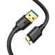 Кабель UGREEN US130 USB 3.0 A Male to Micro USB 3.0 Type B Male Cable 1m (Black) (UGR-10841) (UGR-10841) - изображение 2