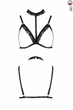 Бюстгальтер-стрепы с чокером Passion Exclusive SHELLY BRA Черный L/XL - изображение 2