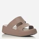 Женские шлепанцы для пляжа Crocs Getaway Platform H-Strap W 209409-2Q9 37-38 (W7) 23 см Latte (196265613304) - изображение 2