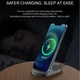 Подставка держатель с беспроводной зарядкой до 15W на стол для смартфона, планшета Quick Charge Z13 Белый - изображение 5