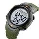 Часы наручные 1068AG SKMEI с подсветкой, ARMY GREEN-BLACK - изображение 3