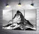 Модульная картина Гострий засніжений шпиль гори Матергорн (Matterhorn) 60x41 см Модуль №2 (000266) - зображення 1