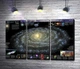 Модульная картина Карта галактики Чумацький Шлях (Milky Way) 102x65 см Модуль №2 (000909) - зображення 1